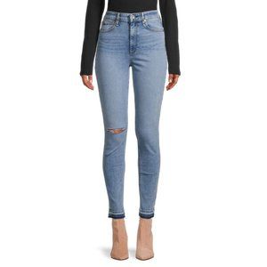 NWT Rag & Bone Nina High Rise Raw Hem Montrose Skinny Jeans Size 26